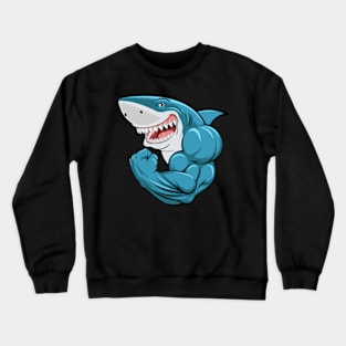 Gym shark Crewneck Sweatshirt